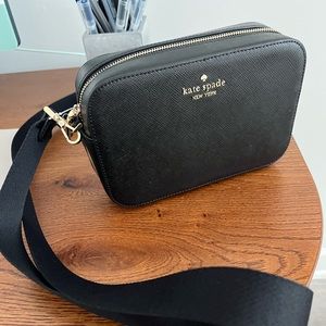 Kate Spade Madison Saffiano Leather Mini Camera Bag NWT